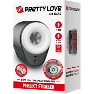 PRETTY LOVE - DJ GIRL MÃNNLICHER MASTURBATOR MIT VIBRATION 5 EINSTELLUNGEN NEGRO